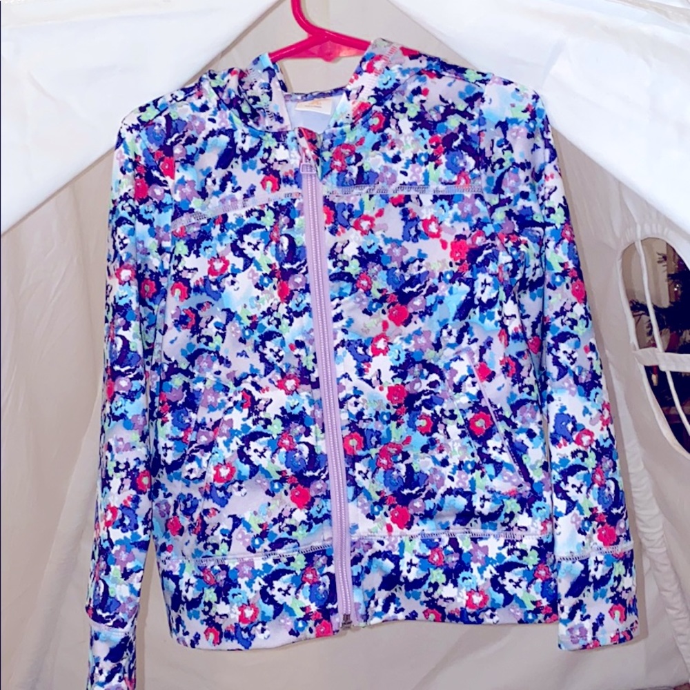 Gymboree athletic zip up hoodie. XS